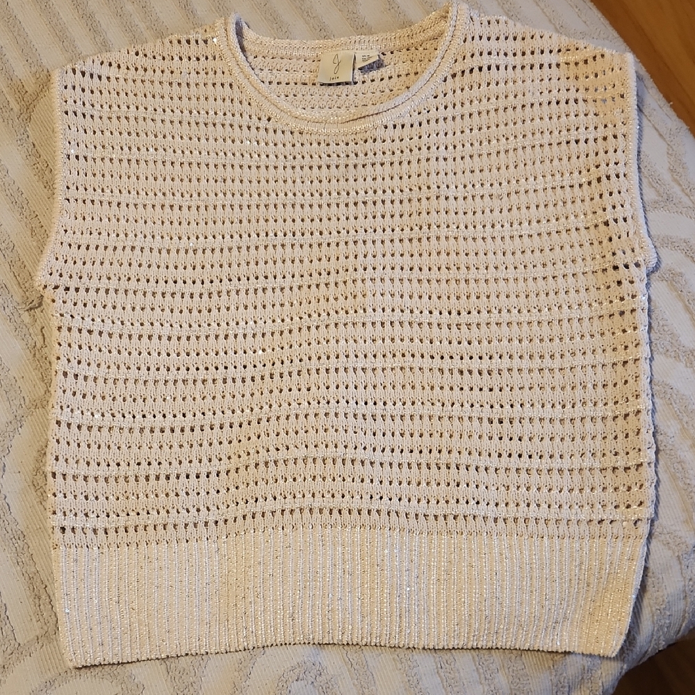 Joie Cream Open-Knit Sweater